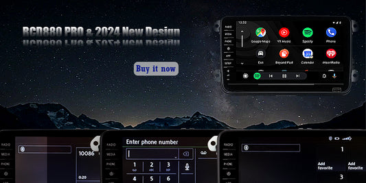 The first car level car radio RCD880 Pro in 2024 features a brand new design with strong performance and compatibility