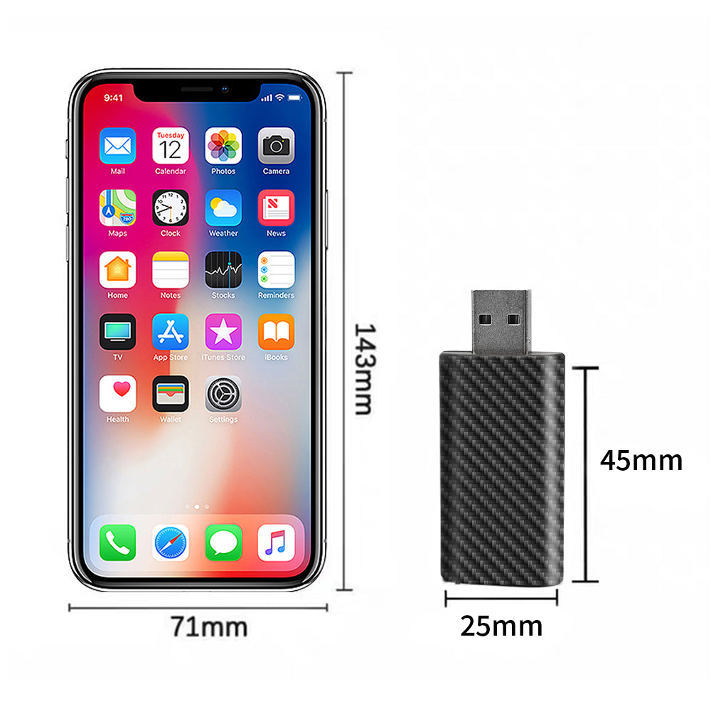 USB Wireless CarPlay Adapter Car Mini AI Box for Apple Carplay Car OEM Wired CarPlay To Wireless CarPlay Dongle Plug and Play
