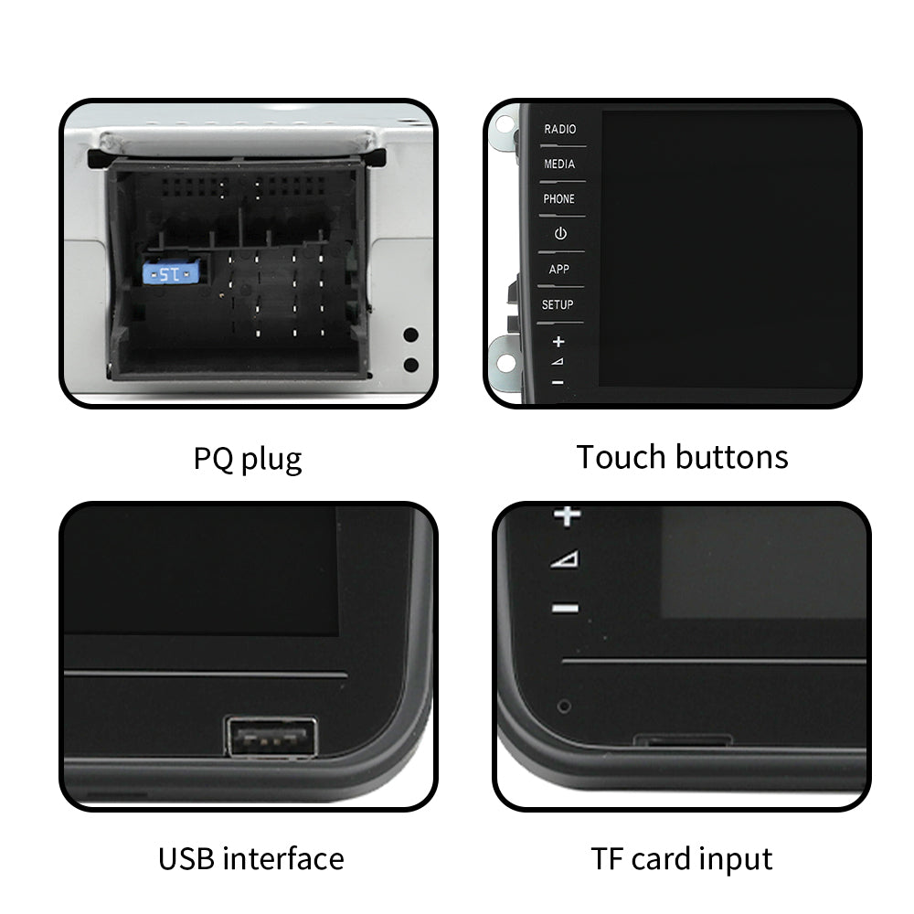 Noname RCD330 2 RCD880PRO 2.0 Carplay Car Radio 8 inch Full Touch Screen MIB Android Auto Player for VW Golf 5 6 CC Passat B5 B6 Jetta 5