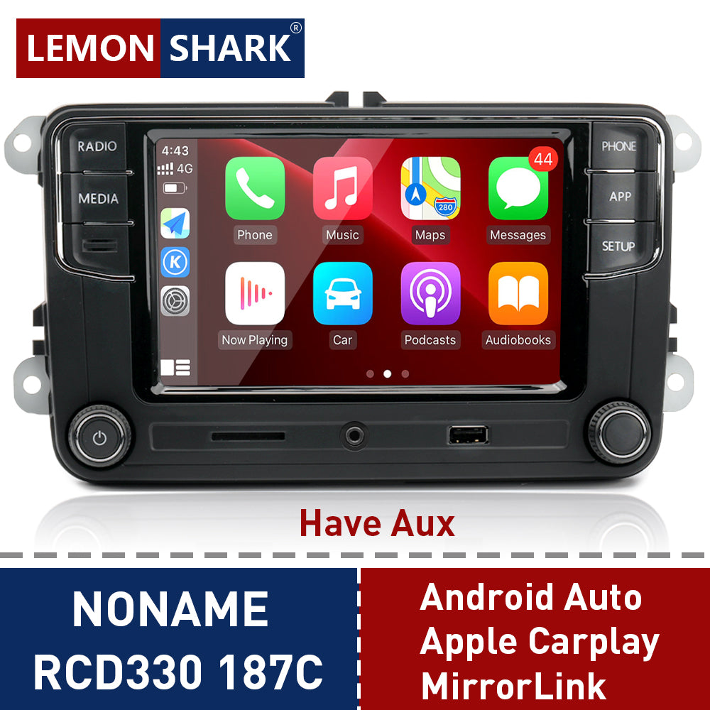 Noname 6RD035187C MIB RCD340G RCD330 Plus AUX Bluetheen Car Radio For VW Golf 5 6 Jetta MK5 MK6 CC Tiguan Passat Polo