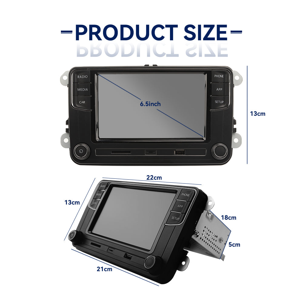 Android Auto NONAME Carplay Mirrorlink MIB Car Radio New RCD330 RCD360 187B 280D 280E Vehicle Status Only For VW MQB POLO 6C
