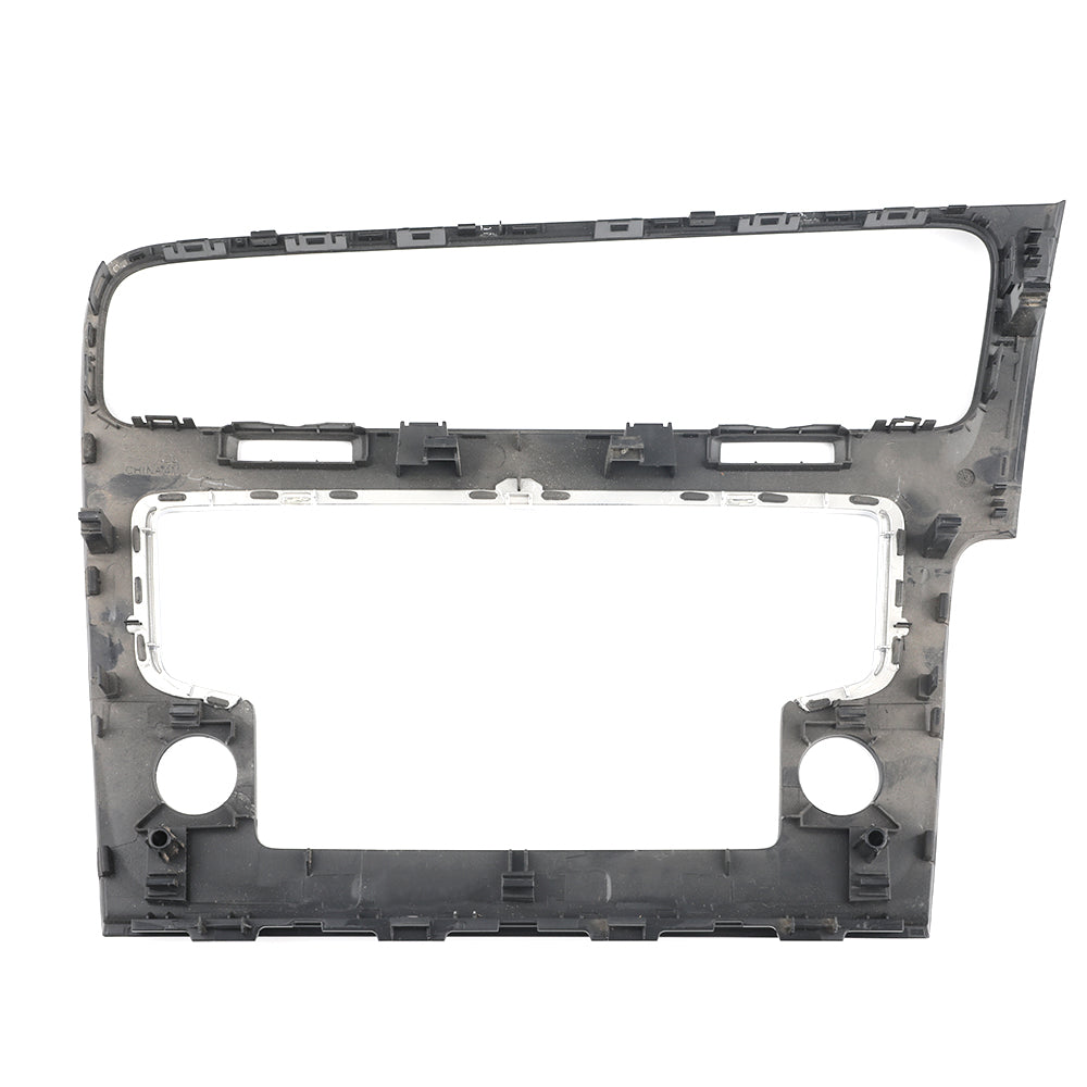 Multimedia Frame For Radio 2 Din 8" Screen Bezel For VW Golf 7 MK7 Trim Interior Plates Panel Decorative Plate Brushed Grey