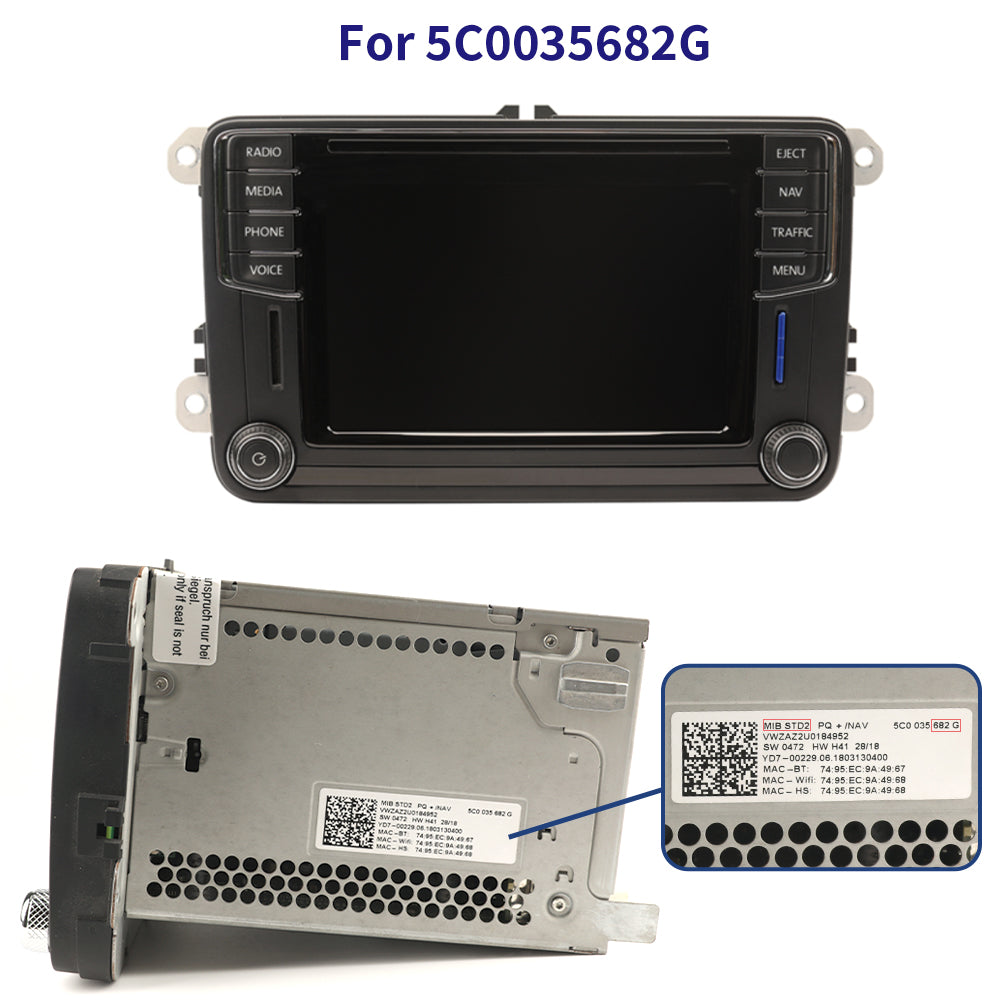 OEM 6.5 inch Touch Screen TDO-WVGA0633F00045 For VW MIB 200 682 600 200B STD2 Car Navigation Radio