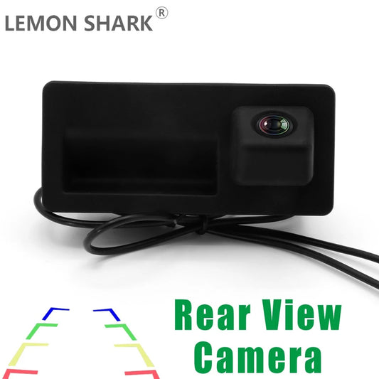 MIB AV Rear View Camera With Handle HD Wide Angle Rearview Parking Car Reverse RCD330 Plus For VW TIGUAN Passat B6 B7 Golf 5 6