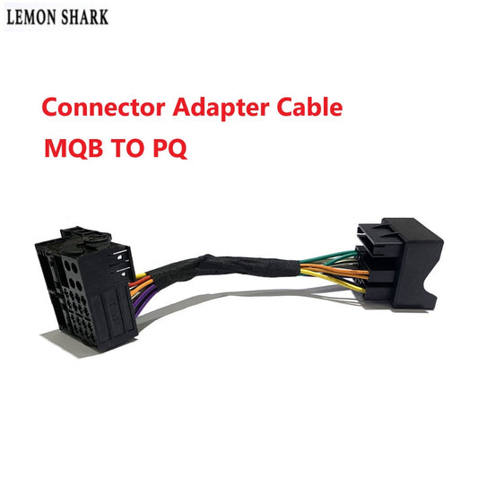 MQB to PQ Platform RCD510 RCD330 Plus Connector Adapter Cable For VW Tiguan Passat Jetta..
