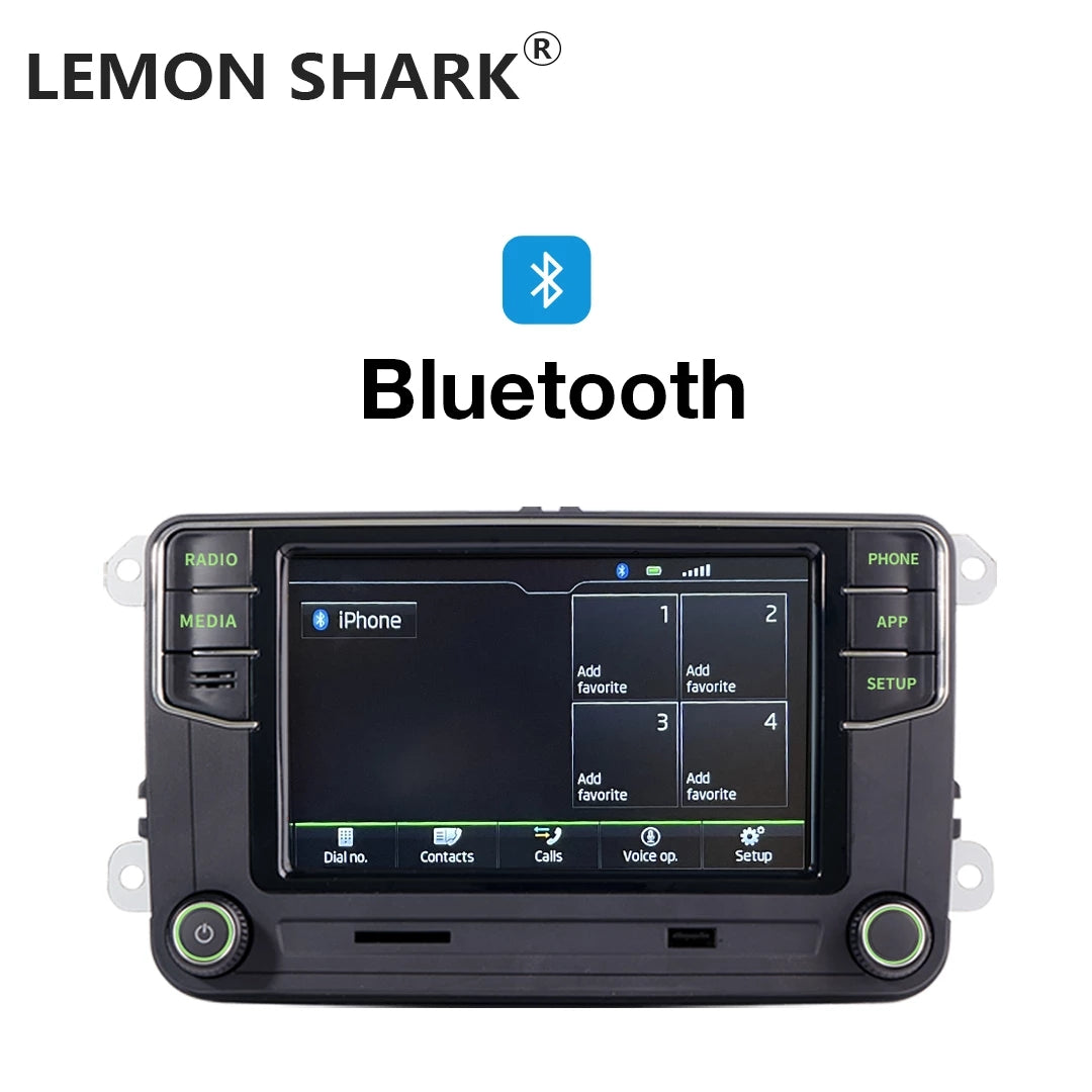Green Light Noname RCD360 PRO Android Auto Carplay 2 din Green Menu MIB Car Radio New 6RD 035 187B For VW Volkswagen Skoda