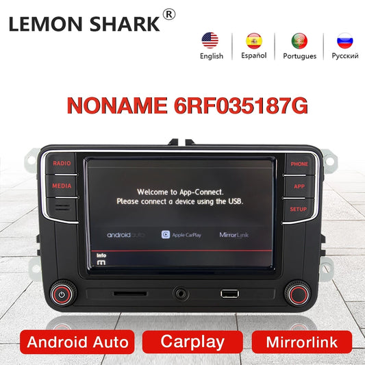 Android Auto Car Radio Carplay Navigation RCD330 NONAME 187G Player for VW Tiguan Golf 5 6 MK5 MK6 Passat Polo Multi-language