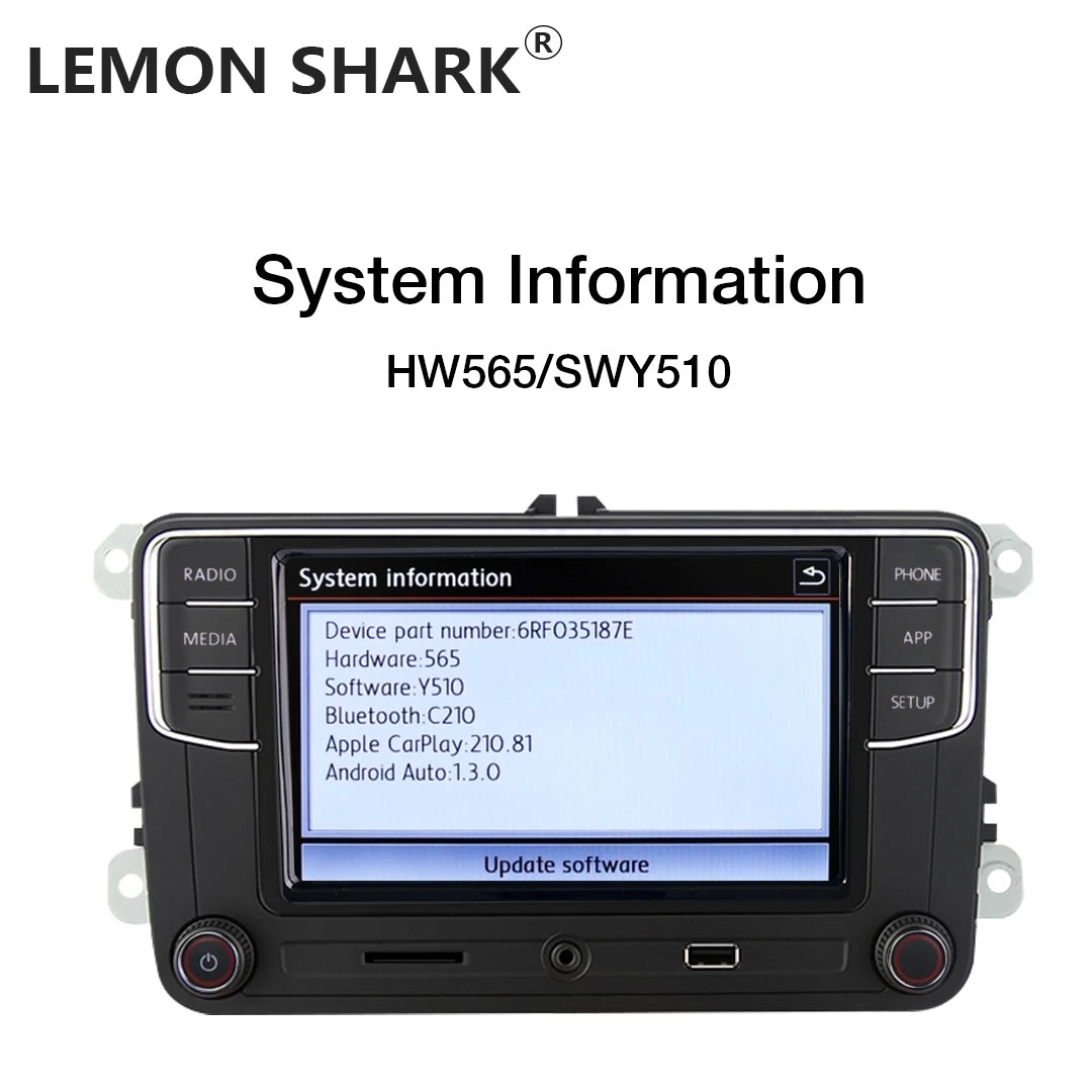 Android Auto NONAME RCD330 PLUS RCD330G Carplay R340G MIB Car Radio 6RF 035 187E For VW Golf 5 6 Jetta MK6 CC Tiguan Passat Polo