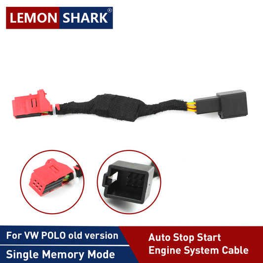 For VW POLO Old Cars Automatic Stop Start Engine System Off Device Control Sensor Plug Stop Cancel Cable Memory Mode