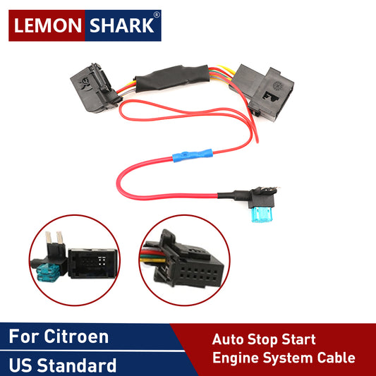 Car Automatic Stop Start Engine System Off Closer Control Sensor Plug Smart Stop Cancel For Peugeot Citroen 2008 308 3008