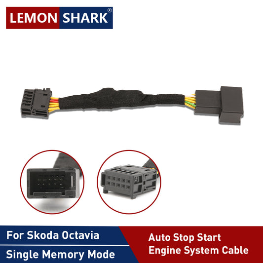 Stop Canceller For Skoda Octavia Automatic Start Stop Engine System Off Eliminator Device Control Sensor Plug Cable