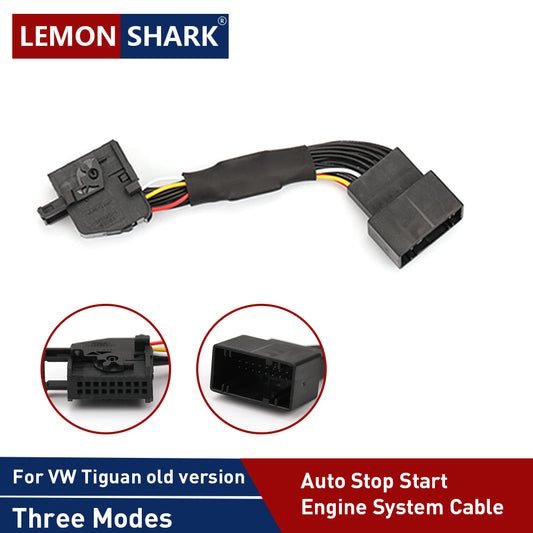 Start Stop Off Module Cable for VW Sharan old Tiguan Plug and Play Auto Stop Start Engine System Eliminator Start Stop Closer