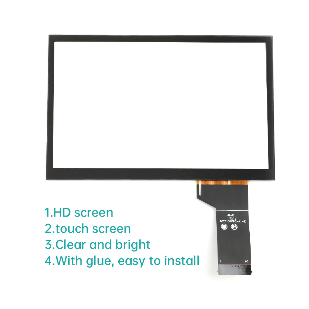 40Pins Car Multimedia Player Radio Thicken Version 6.5'' Touch Glass Screen With Adhesive Tape For MIB STD2 682 200