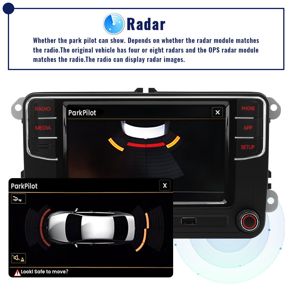 Android Auto RCD360 PRO Carplay Car Radio NONAME New MIB Radio For VW Golf 5 6 Jetta MK5 MK6 Tiguan CC Polo Passat B5 B6
