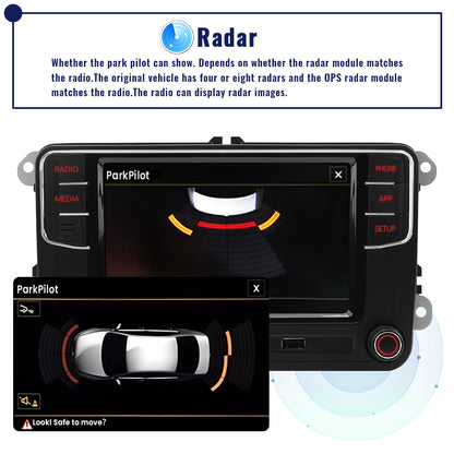 Noname RCD360 PRO Carplay Car Radio Android Auto Multimedia for VW Golf 5 6 Jetta MK5 MK6 Tiguan CC Polo Passat B5 B6