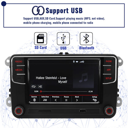 Noname RCD360 PRO Carplay Car Radio Android Auto Multimedia for VW Golf 5 6 Jetta MK5 MK6 Tiguan CC Polo Passat B5 B6