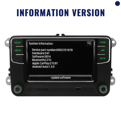 Rcd360 pro Green Light car Radio MIB Android car Navigation Green menú versión For Volkswagen Skoda noname 6rd035187b