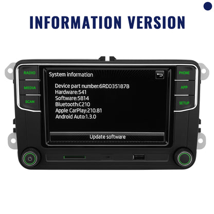 RCD440Pro Green Light Carplay Car Radio Noname MIB 6RD035187B Android Auto Multi-player for VW for SKODA Octavia Fabia Suber B