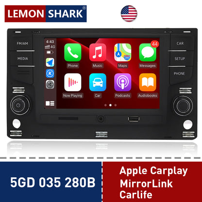 Carplay Car Radio 280B For VW Golf 7 MK7 Passat B8 MirrorLink Navigation 6.5 MIB MQB Multimedia 5GD035280B