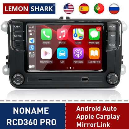 Noname RCD360 PRO Carplay Car Radio Android Auto Multimedia for VW Golf 5 6 Jetta MK5 MK6 Tiguan CC Polo Passat B5 B6