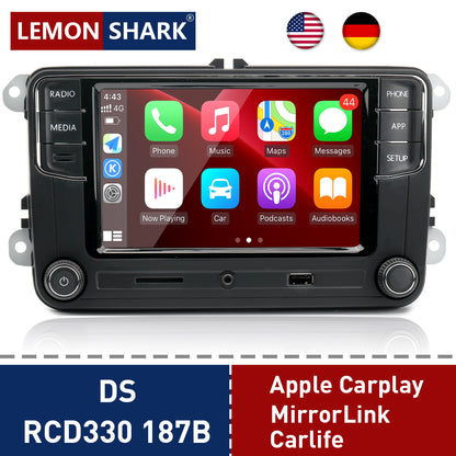 RCD330 Plus RCD330G Carplay Car MIB Radio DS 187B RCD330G For VW Golf 5 6 Jetta CC MK6 MK5 Tiguan Passat B6 B7 6RD 035 187B