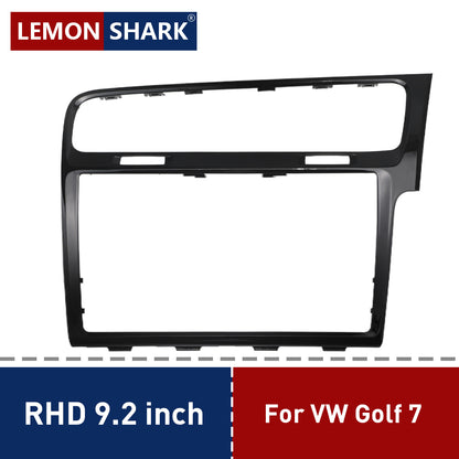 RHD Right-hand Drive Radio Panel For VW Golf 7 MK7 Golf 7.5 MK 7.5 MIB Screen 2 Din Radio Trim Frame 8 /9 inch Car Interior Part