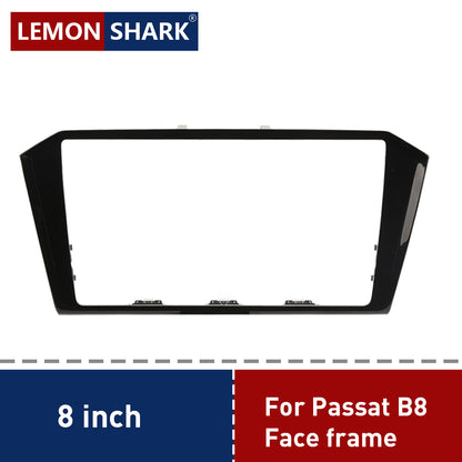 Paino Black MIB 3 Radio Frame for VW Passat B8 Stereo Panel ABS OEM Headunit Screen Bezel Original Carbon Fibre 8 inch 9.2 inch