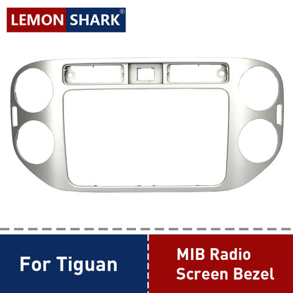 OEM Radio Frame for VW Tiguan 2013-2019 Years Stereo Panel Dash Mount Trim 2 Din Headunit Bezel ABS 5ND858071A