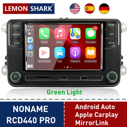 RCD440Pro Green Light Carplay Car Radio Noname MIB 6RD035187B Android Auto Multi-player for VW for SKODA Octavia Fabia Suber B