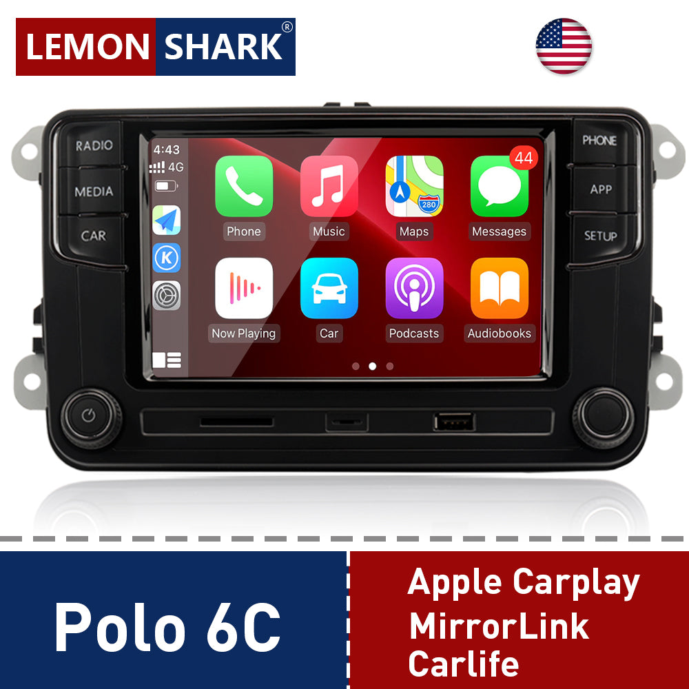 MIB Carplay Car Radio Mirrorlink New RCD330 RCD360C 187B 280D 280E Head unit Vehicle Status Display Only For VW MQB POLO 6C Car