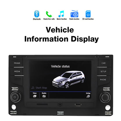 Android Auto Carplay MirrorLink 6.5 " MQB MIB Noname 5GD035280B Car Radio With Extension For VW Golf 7 MK7 VII Passat B8  5GD 035 280 B