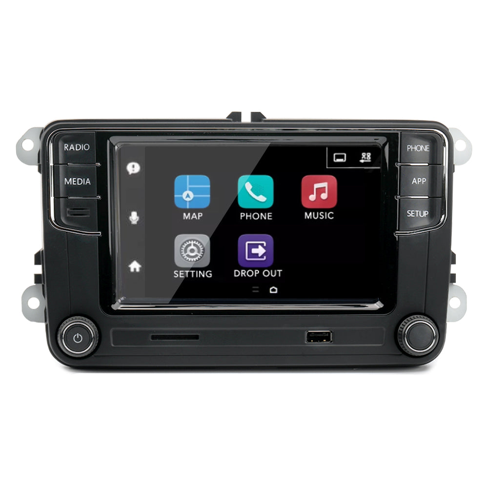 DS RCD360 Carplay MirrorLink MIB multifunkční auto rádio pro for VW PQ Polo Golf Passat B6 B7 Jetta MK5 MK6 17G035280