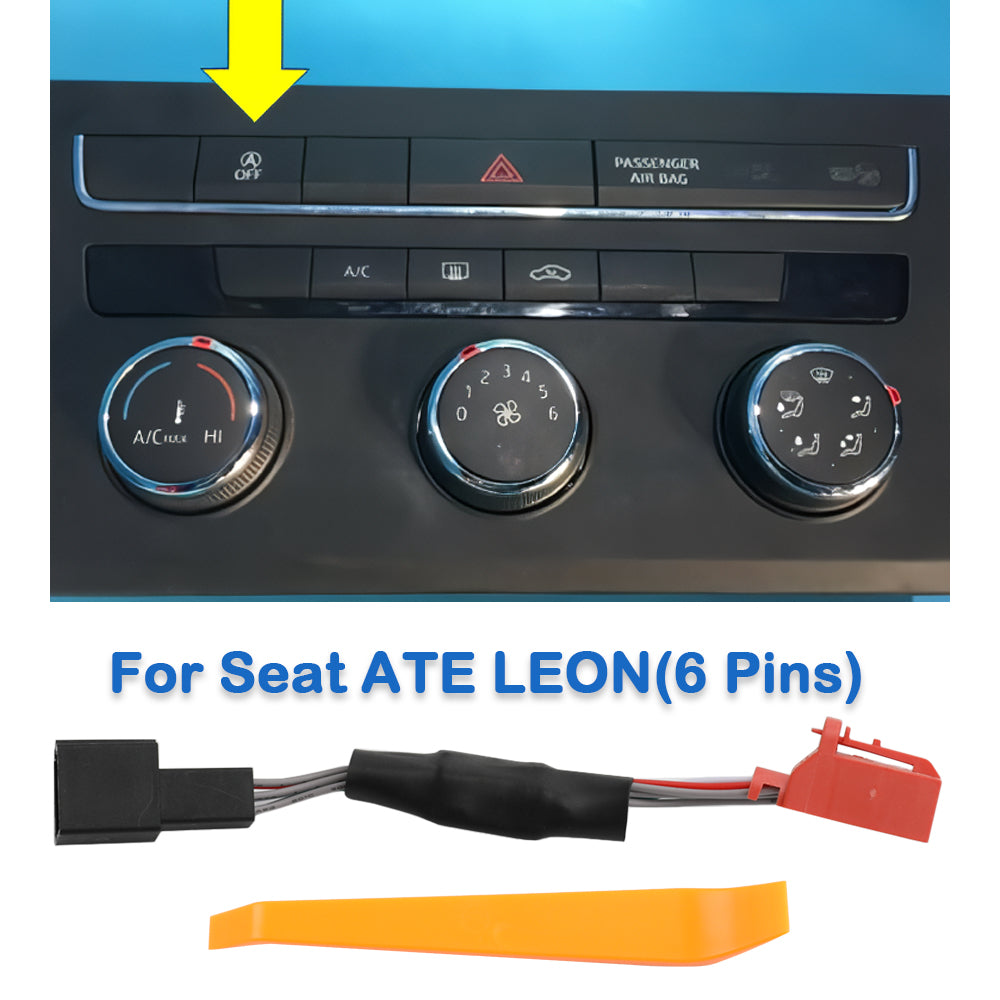 6 Pins Automatic Stop Start Engine System Off Device Control Sensor Plug Stop Cancel Cable For SEAT ATE LEON