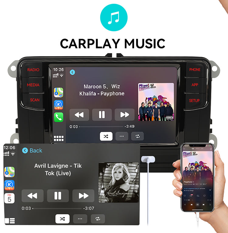 Android auto Carplay Stereo RCD410 PRO Car Radio For VW Golf 5 6 Jetta MK5 MK6 CC Tiguan Passat B6 B7 Polo