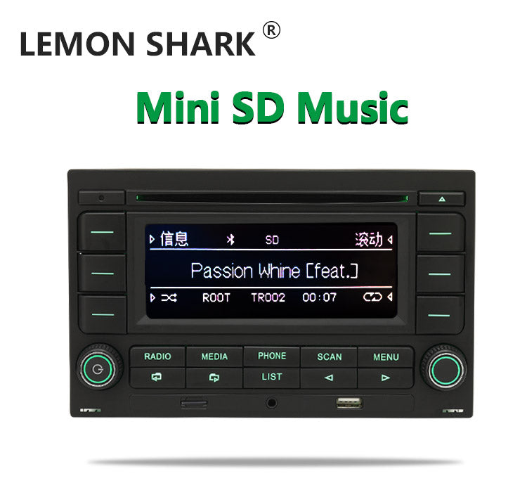 Green Llight Bluetooth RCN210 CD Player 31G 035185 Car radio USB MP3 AUX For VW skoda Polo 9N golf jta MK4 passat B5 RCN210