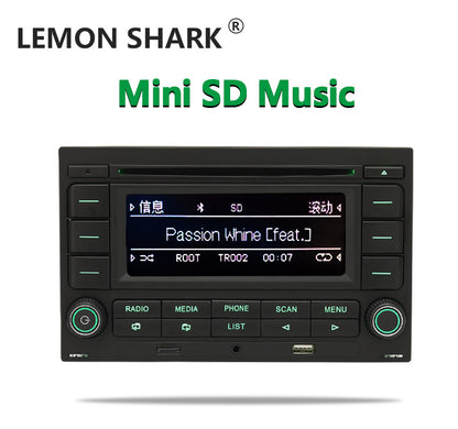 Green Llight Bluetooth RCN210 CD Player 31G 035185 Car radio USB MP3 AUX For VW skoda Polo 9N golf jta MK4 passat B5 RCN210