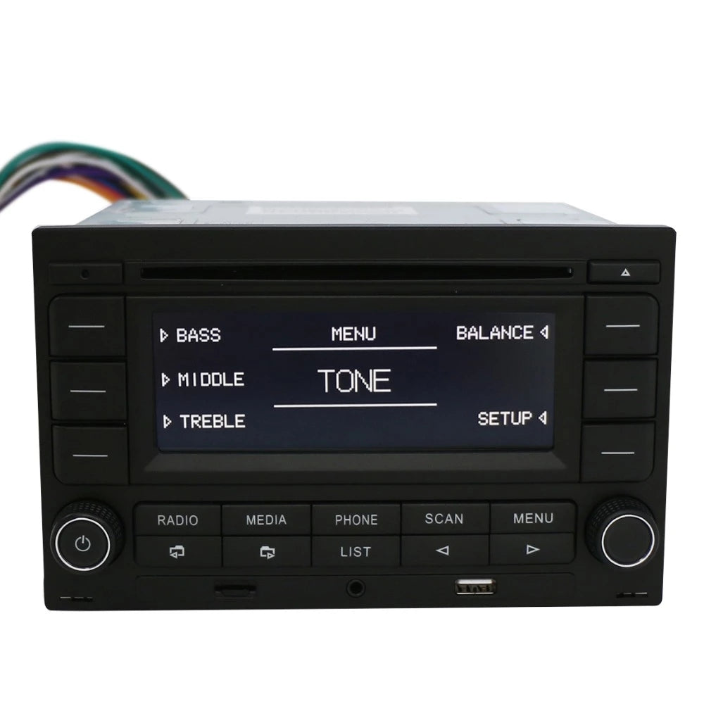 Car Radio Bluetooth RCN210 CD Player USB MP3 AUX 31G 035 185 For VW Polo 9N Golf Jetta MK4 Passat B5 RCN 210