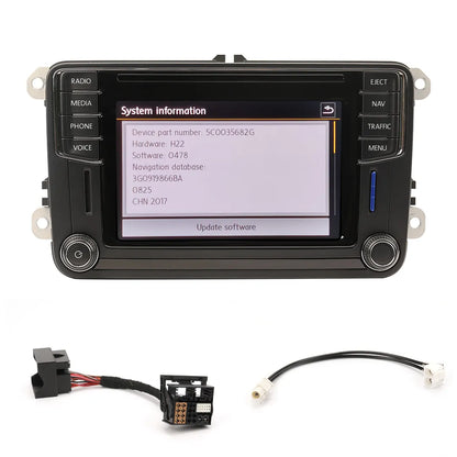 MIB Carplay Car Radio Android Auto 5C0035682G 6.5" Touch Screen OPS Headunit with CD SD for VW Passat Polo CC Tiguan Golf 5 6