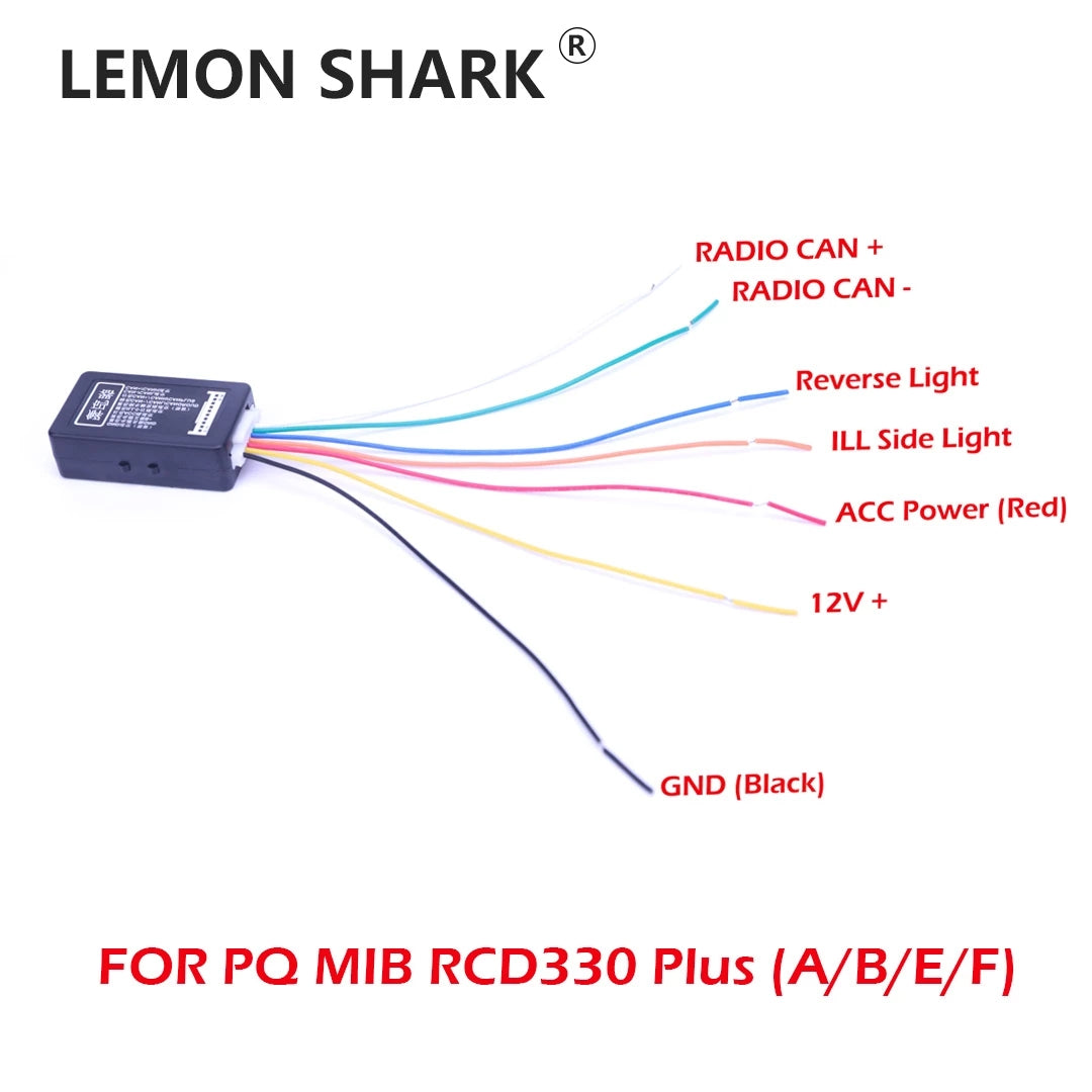 FOR VW Golf Jetta MK5 MK6 Passat Touran Decoder Canbus Gateway Emulator Simulator For PQ MIB RCD330 Plus 187A/B/E/F