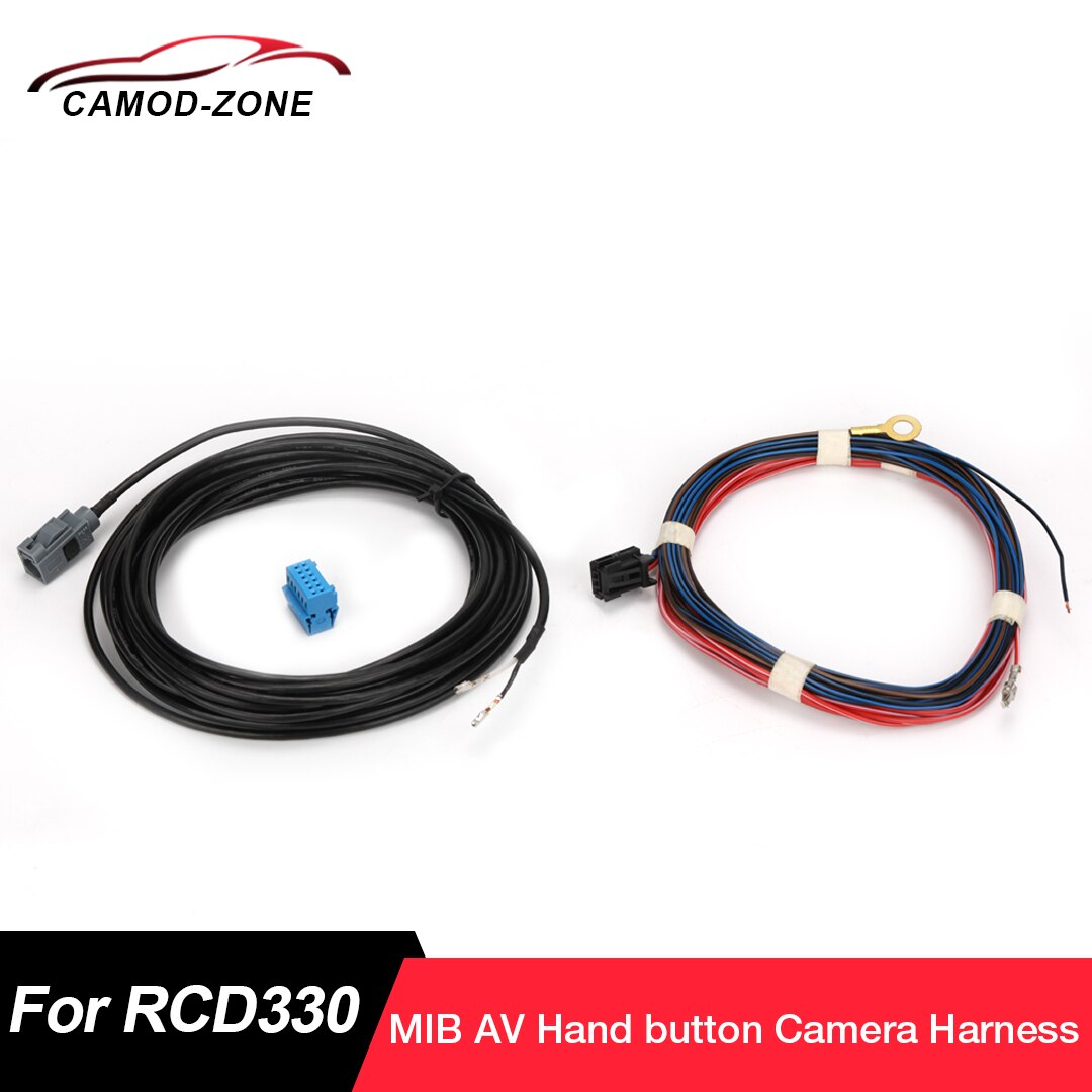 RCD330 RCD360 280B/C/D Car Radio AV Rearview Camera Cable Wires Reverse Parking Cable For VW Tiguan Jetta MK6 Passat B7 Touran