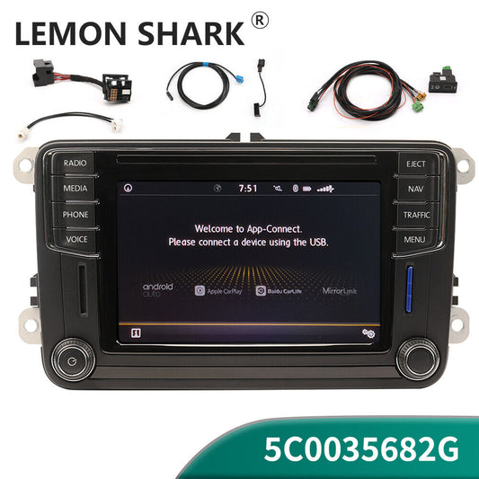 Mirrorlink Carplay Autoradio 5C0035682G 6.5 "Touch Screen OPS Met CD for Golf 5