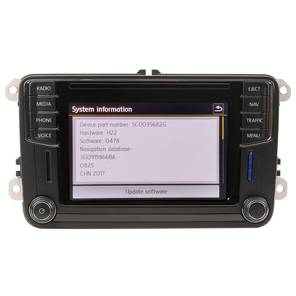 Mirrorlink Carplay Autoradio 5C0035682G 6.5 "Touch Screen OPS Met CD for Golf 5